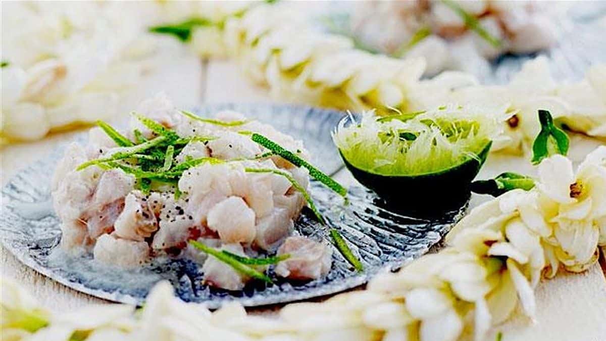 Coalfish Tartare with Limes