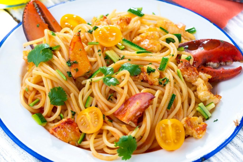 spaghetti cu homar