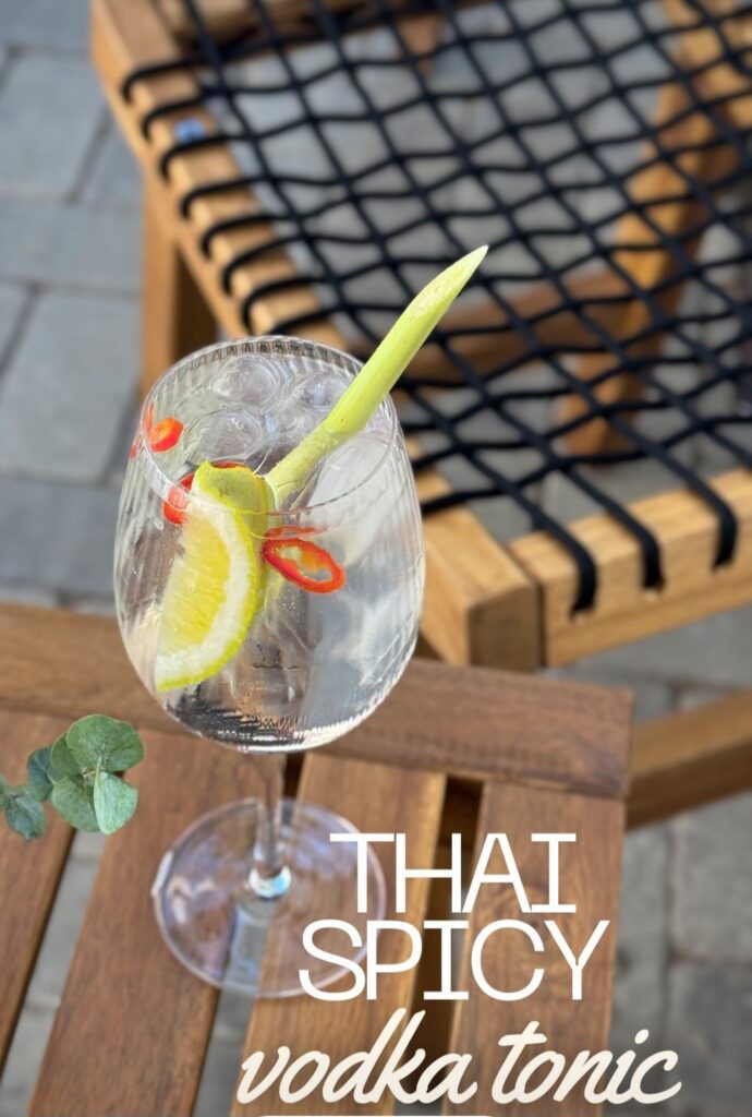 spicy thai vodka tonic